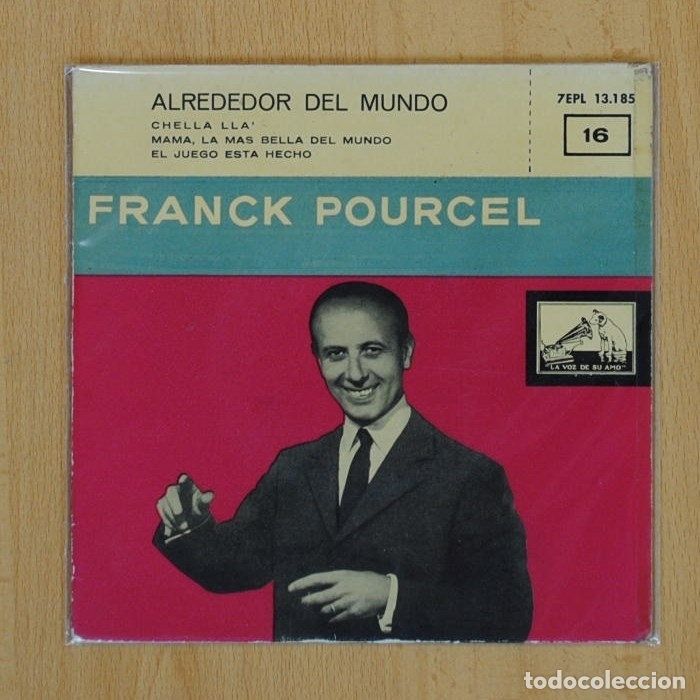 Discos de vinilo: FRANCK POURCEL - ALREDEDOR DEL MUNDO + 3 - EP - Foto 1