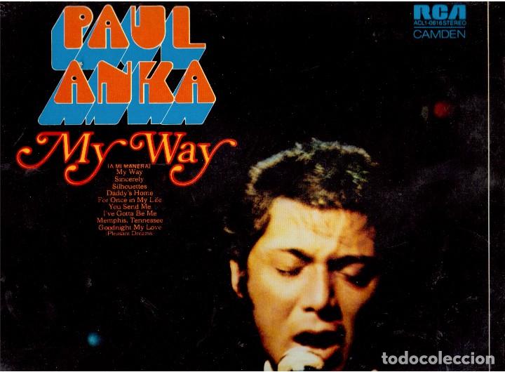 Discos de vinilo: LP VINILO PAUL ANKA MY WAY - Foto 1
