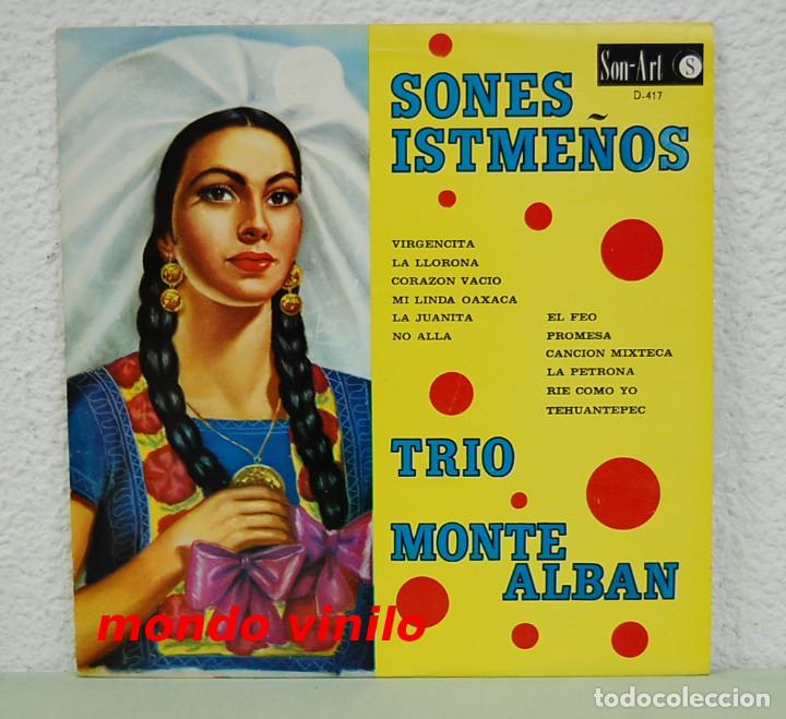 Vinyl records: Trio Monte Alban. Sones istme&ntilde;os. Discos Son*Art, Mexico. LP