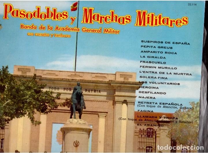 Discos de vinilo: LP VINILO PASODOBLES Y MARCHAS MILITARES - Foto 1