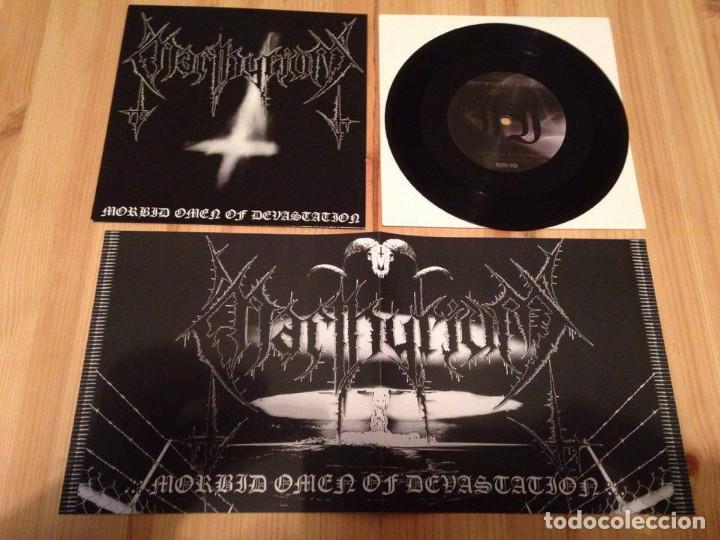 Discos de vinilo: Marthyrium -Morbid Omen Of Devastation (7-EP)-BLACK METAL - Foto 1