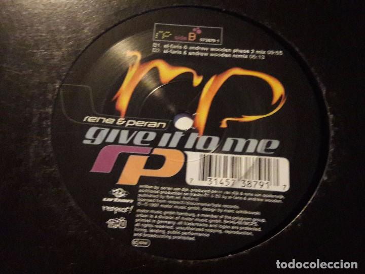 Discos de vinilo: Rene & Peran - Give It To Me - 1997 - Foto 1
