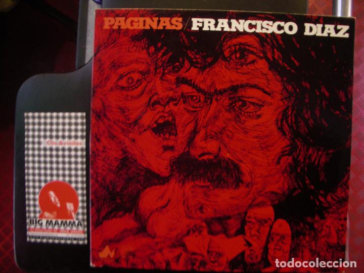 Discos de vinilo: FANCISCO DIAZ- PAGINAS. CON PEKENIKES - Foto 1