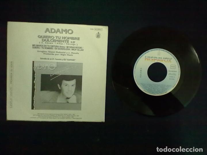 Discos de vinilo: ADAMO QUIERO TU NOMBRE DULCEMENTE - Foto 2