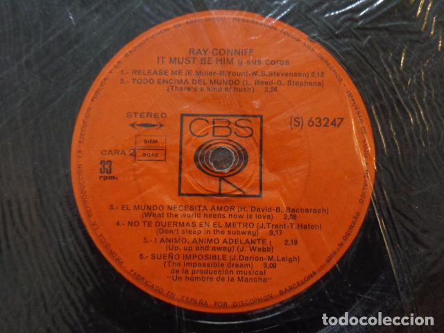 Discos de vinilo: Ray Conniff And The Singers &lrm;&ndash; It Must Be Him - CBS - 1967 - Foto 3