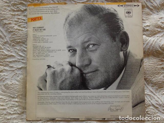Discos de vinilo: Ray Conniff And The Singers &lrm;&ndash; It Must Be Him - CBS - 1967 - Foto 4