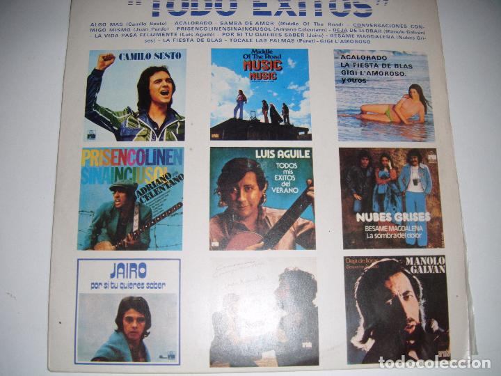Discos de vinilo: LP DISCO VINILO TODO EXITOS     VARIOS ESPA&Ntilde;OES Y EXTRANJEROS - Foto 1