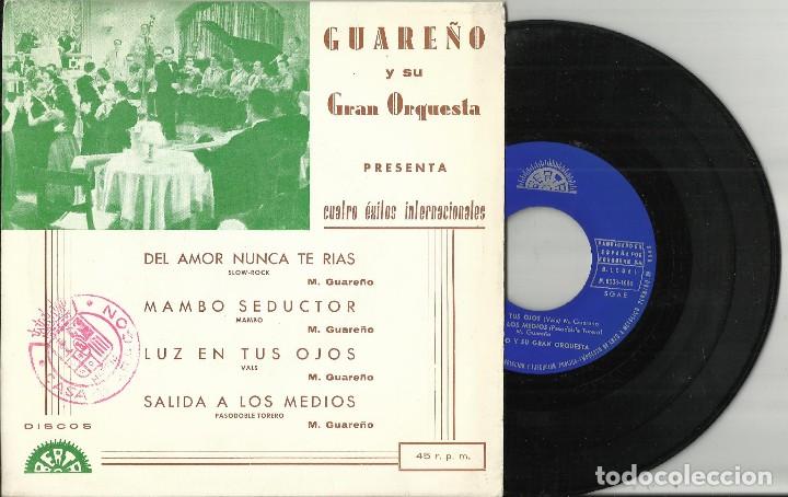 Discos de vinilo: guare&ntilde;o ep del amor nunca te rias + 3.1966 - Foto 1