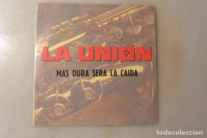 Discos de vinilo: DISCO VINILO LA UNION MAS DURA SER&Aacute; LA CA&Iacute;DA - Foto 1