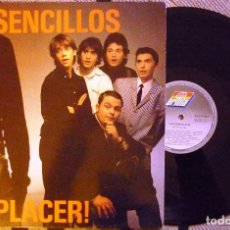 Discos de vinilo: LP - LOS SENCILLOS - DE PLACER - ARIOLA, 1990 -CONTIENE EL ENCARTE CON LAS LETRAS. Lote 72115475