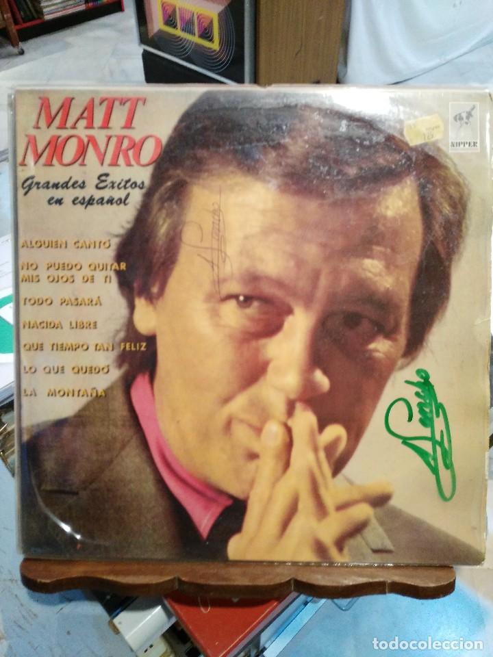 Discos de vinilo: Matt Monro - Grandes &Eacute;xitos en Espa&ntilde;ol - LP. - Foto 1