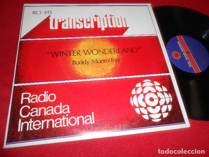 Discos de vinil: BUDDY MUNRO TRIO Winter Wonderland LP Radio Canada International RCI 415 CANADA