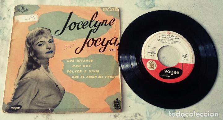 Discos de vinilo: Jocelyne Jocya: Los gitanos + 3 (HISPAVOX Vogue 1959) - Foto 1