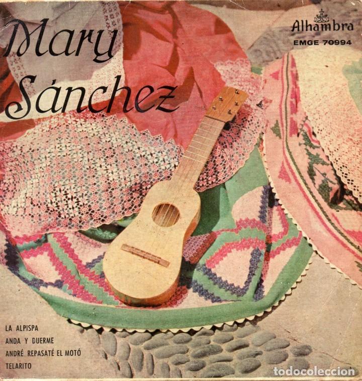 Discos de vinilo: MARY SANCHEZ, EP, LA ALPISPA + 3, A&Ntilde;O 1959 - Foto 1
