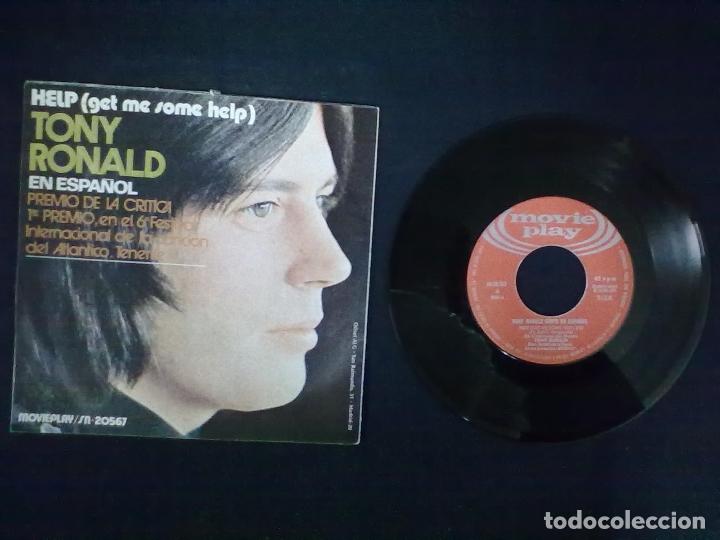 Discos de vinilo: TONY ROLAND EN ESPA&Ntilde;OL HELP - Foto 2