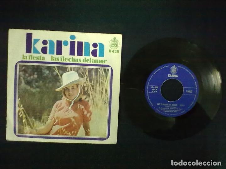Discos de vinilo: KARINA LA FIESTA LAS FLECHAS DEL AMOR - Foto 1