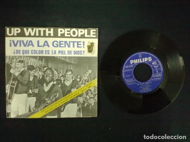 Discos de vinilo: UP WHIT PEOPLE &iquest;DE QUE COLOR ES LA PIEL DE DIOS? VIVA LA GENTE