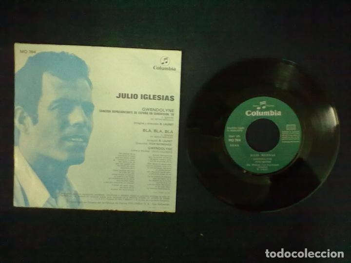 Discos de vinilo: JULIO IGLESIAS GWENDOLINE - Foto 2