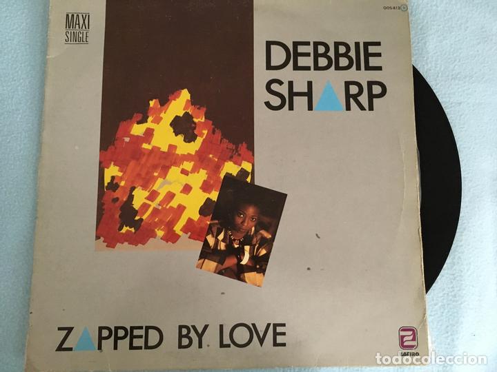 Discos de vinilo: 12 MAXI-DEBBIE SHARP-ZAPPED BY LOVE - Foto 1