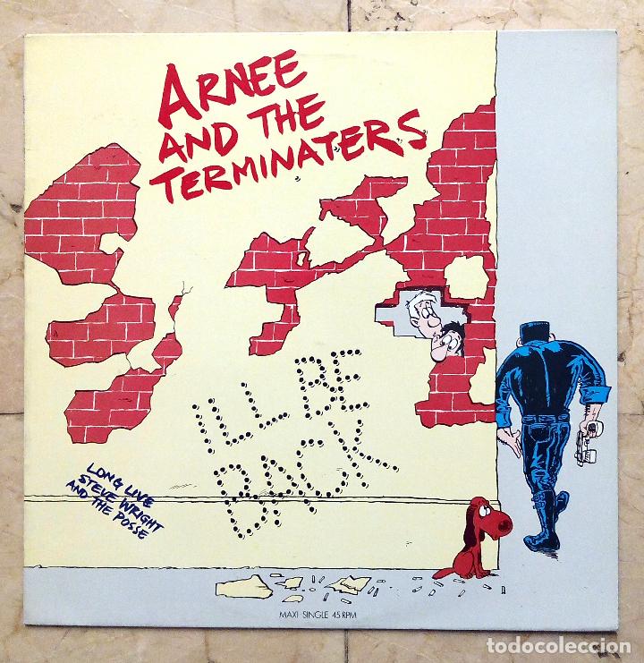 Discos de vinilo: MAXI SINGLE ARNEE AND THE TERMINATERS - ILL BE BACK - EPIC 1991. - Foto 1