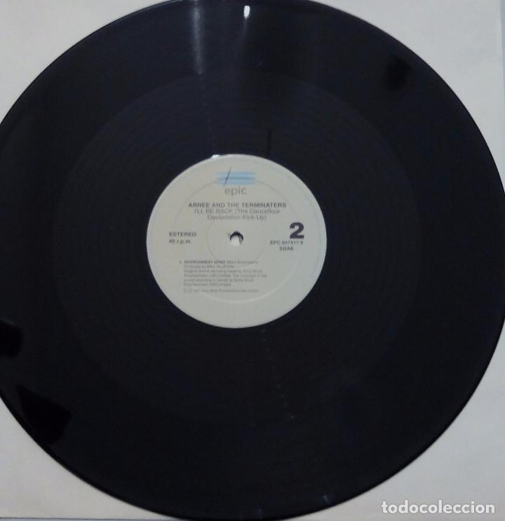 Discos de vinilo: MAXI SINGLE ARNEE AND THE TERMINATERS - ILL BE BACK - EPIC 1991. - Foto 5