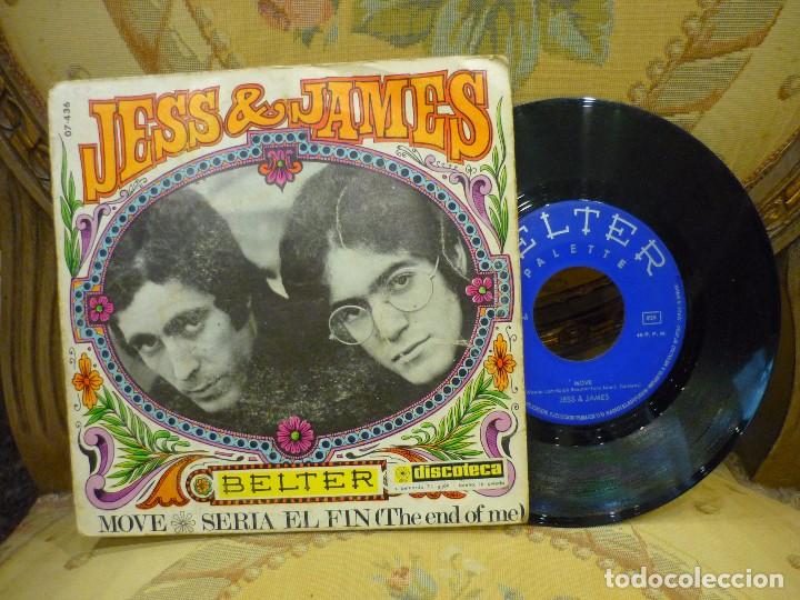 Discos de vinilo: JESS & JAMES: MOVE-SER&Iacute;A EL F&Iacute;N. BELTER 1.968. - Foto 1