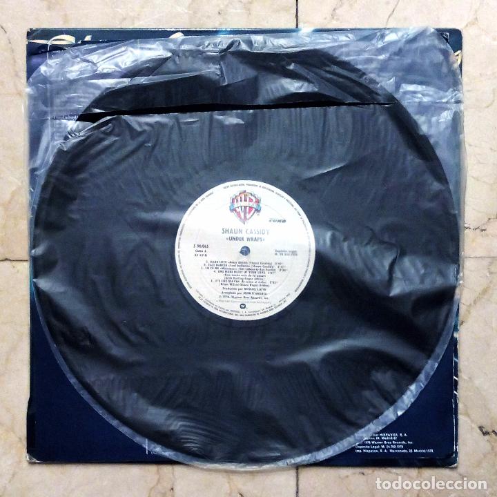 Discos de vinilo: LP SHAUN CASSIDY - UNDER WRAPS - HISPAVOX 1978. - Foto 4