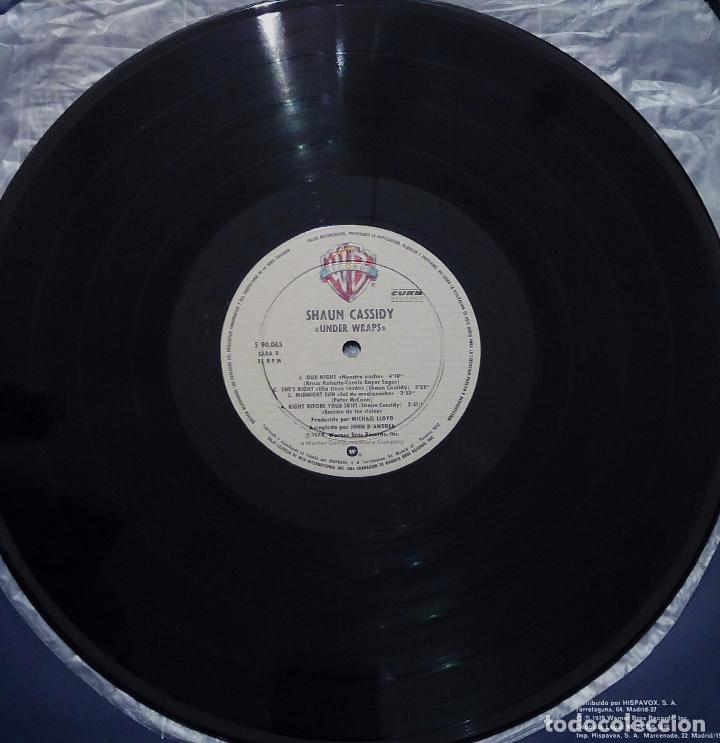 Discos de vinilo: LP SHAUN CASSIDY - UNDER WRAPS - HISPAVOX 1978. - Foto 6