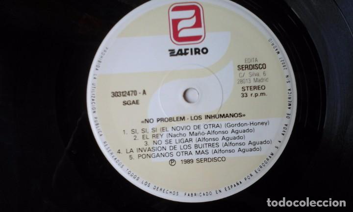 Discos de vinilo: LOS INHUMANOS - No Problem ?	Zafiro - Foto 3