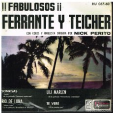 Dischi in vinile: FERRANTE & TEICHER - FABULOSOS - EP 1962. Lote 72328279