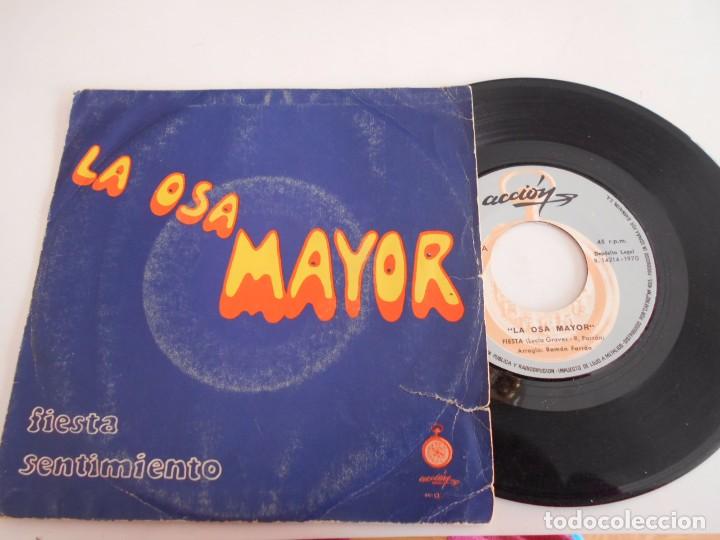 Disques de vinyle: LA OSA MAYOR-SINGLE FIESTA-1970