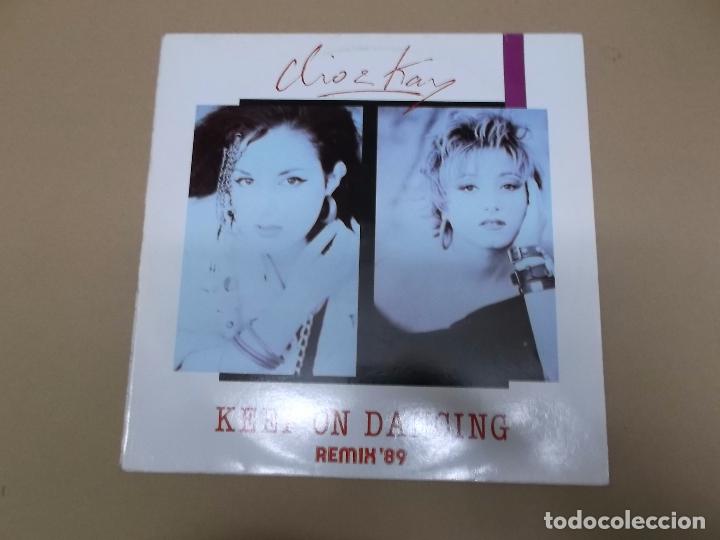 Discos de vinilo: CLIO & KAY (MX) KEEP ON DANCING (2 TRACKS) A&Ntilde;O 1989 - Foto 1