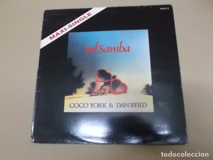 Discos de vinilo: COCO YORK & DAN BYRD (MX) SOL SAMBA (2 TRACKS) A&Ntilde;O 1984 - Foto 1