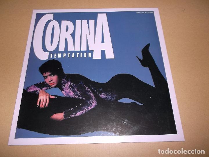 Discos de vinilo: CORINA (MX) TEMPTATION +4 TRACKS A&Ntilde;O 1991 - Foto 1