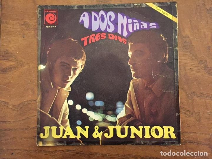 Discos de vinilo: LOTE DE TRES SINGLES DE JUAN Y JUNIOR - Foto 3