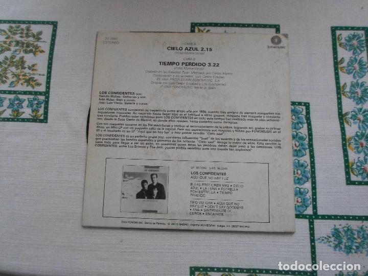 Discos de vinilo: LOS CONFIDENTES CIELO AZUL - Foto 2