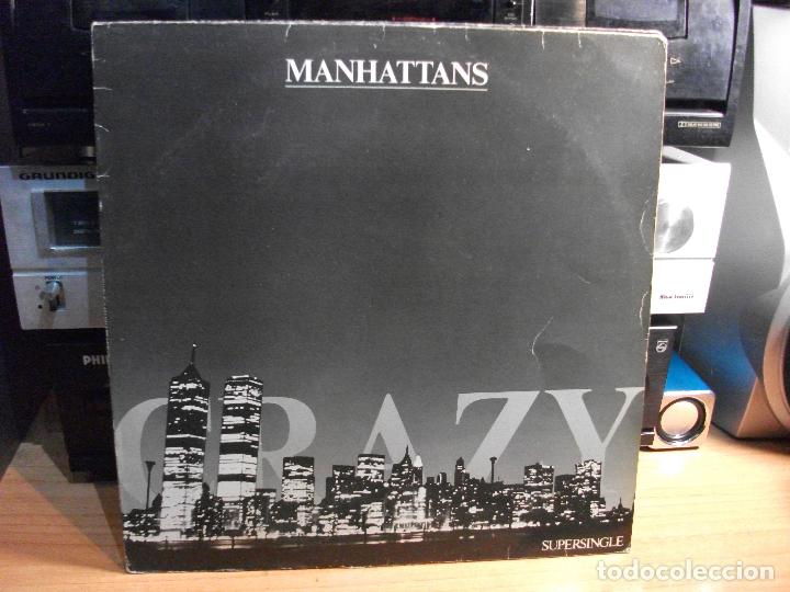 Discos de vinilo: MANHATTANS  CRAZY  MAXI SPAIN  1983 PDELUXE - Foto 1
