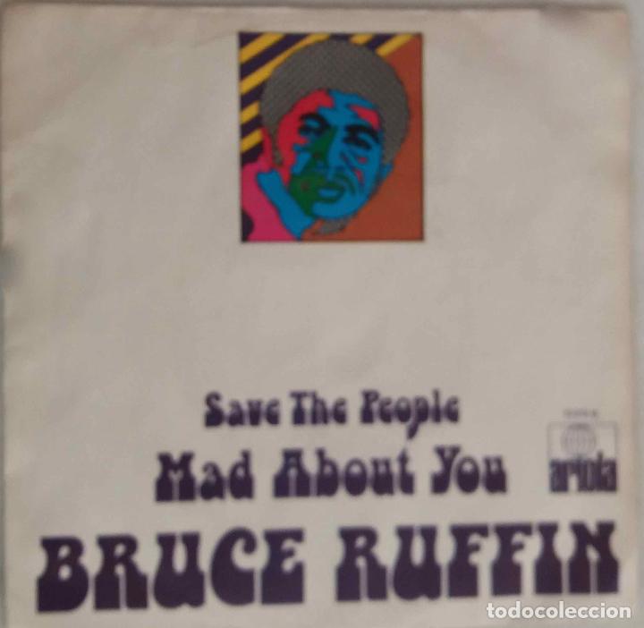 Discos de vinilo: BRUCE RUFFINM SAVE THE PEOPLE. SINGLE ESPA&Ntilde;A - Foto 1