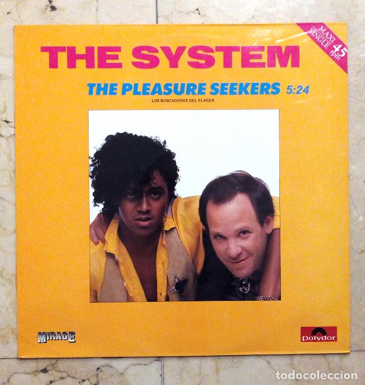 Discos de vinilo: MAXI SINGLE THE SYSTEM - THE PLEASURE SEEKERS - POLYDOR 1985. - Foto 1