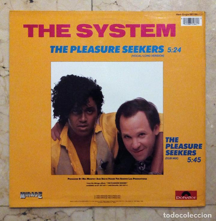 Discos de vinilo: MAXI SINGLE THE SYSTEM - THE PLEASURE SEEKERS - POLYDOR 1985. - Foto 2