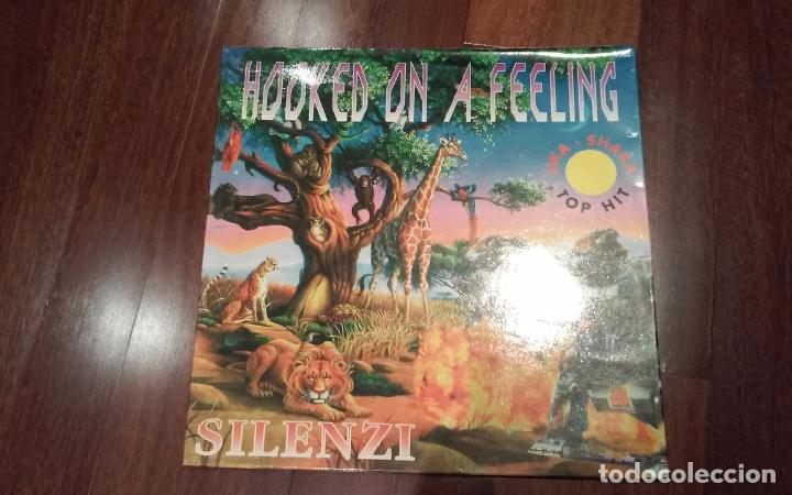 Discos de vinilo: Silenzi-hooked a feeling.maxi - Foto 1