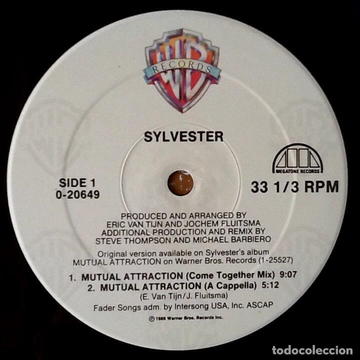 Discos de vinilo: SYLVESTER : MUTUAL ATTRACTION [WARNER - USA 1986] 12 - Foto 3
