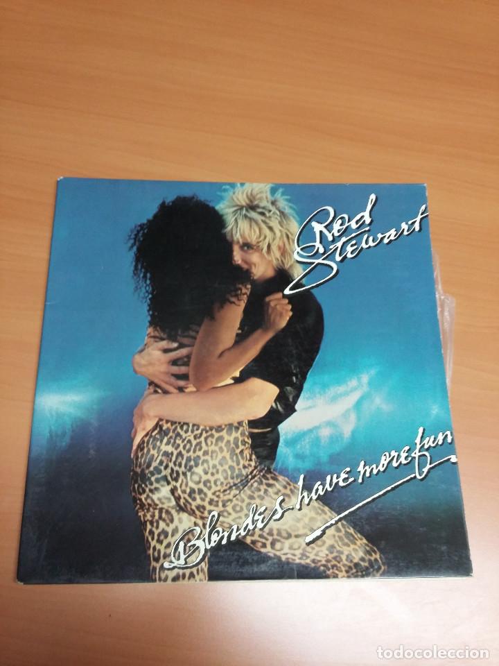 rod stewart - blondes have more fun ( portada t - Buy LP vinyl records of  Pop-Rock International of the 80s on todocoleccion