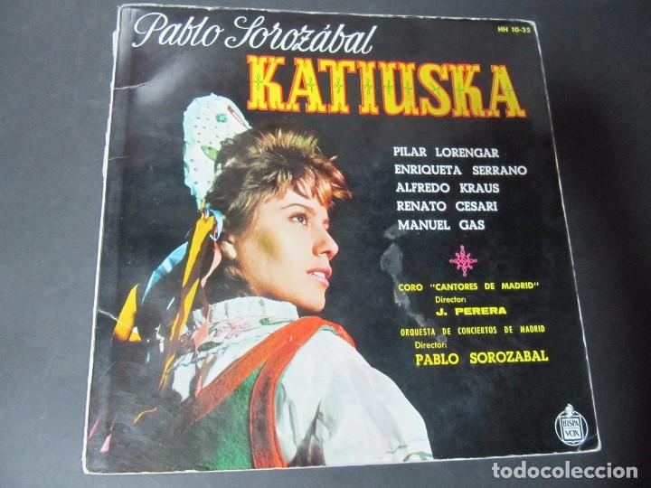 Discos de vinilo: LP KATIUSKA CON LIBRETO INTERIOR PABLO SOROZABAL - Foto 1