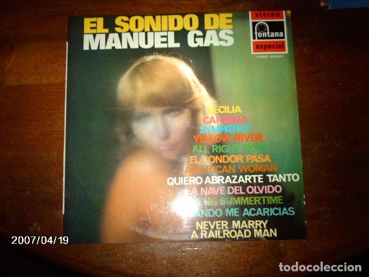 Discos de vinilo: manuel gas - el sonido de manuel gas - Foto 1