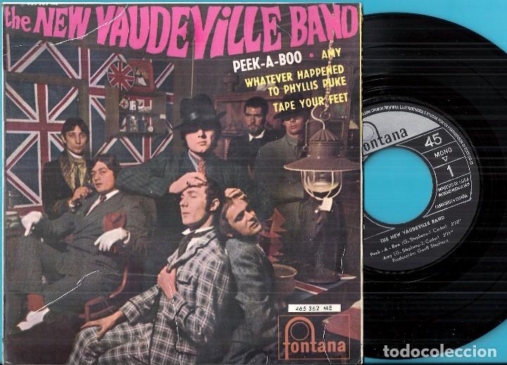 Dischi in vinile: NEW VAUDEVILLE BAND, THE: PEEK-A-BOO / WHATEVER HAPPENED TO PHYLLIS PUKE / AMY / TAPE YOUR FEET