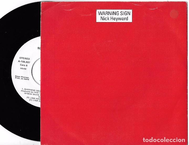Discos de vinilo: NICK HEYWARD: WARNING SIGN / WARNING SIGN VERSION - Foto 1
