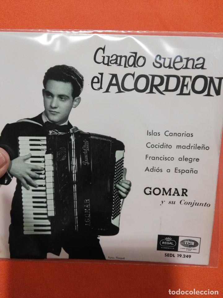 Discos de vinilo: Mini lp. Cuando suena el acordeon - Foto 1