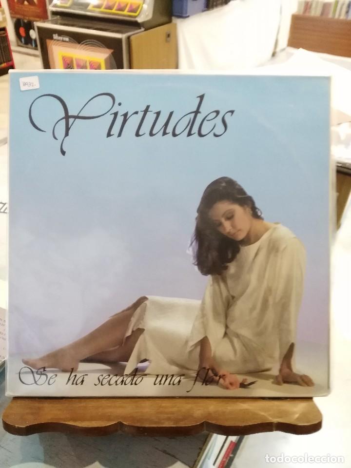 Discos de vinilo: Virtudes - Se ha secado una flor - LP. - Foto 1