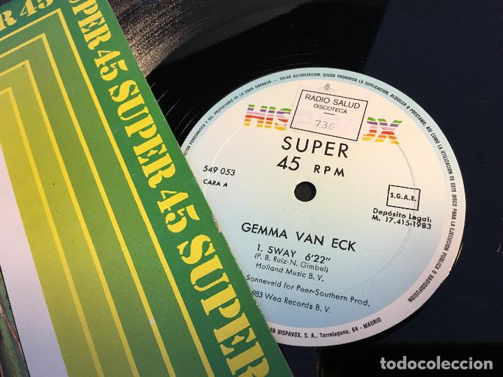 Discos de vinilo: GEMMA VAN ECK (SWAY) MAXI SINGLE 1983 ESPA&Ntilde;A (B-33) - Foto 2